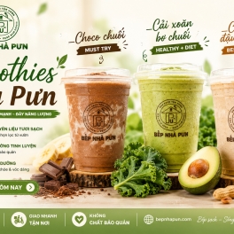 Smoothies nhà Pưn có gì khác